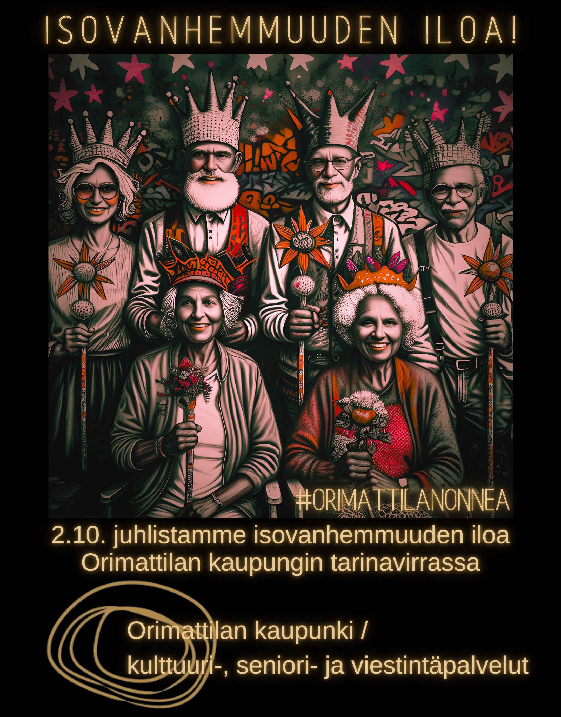 Isovanhemmuuden iloa! 2.10. juhlistamme isovanhemmuuden iloa Orimattilan kaupungin tarinavirrassa. #orimattilanonnea Orimattilan kaupunki / kulttuuri-, seniori- ja viestintäpalvelut