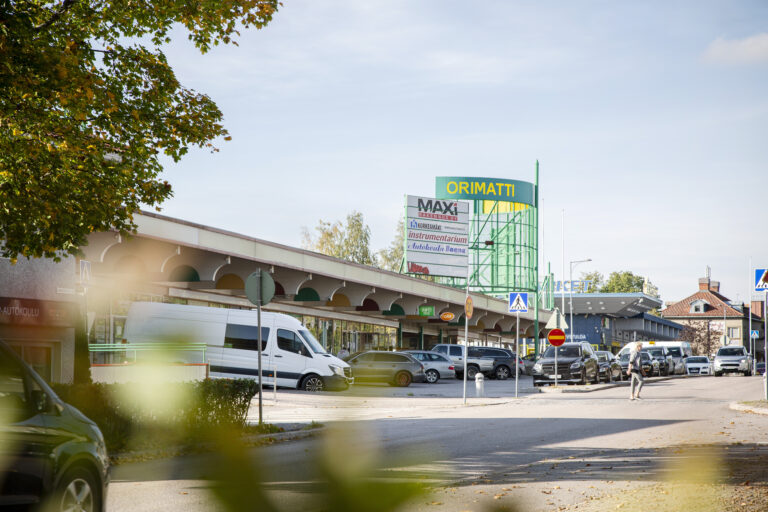 Orimattilan keskusta.
